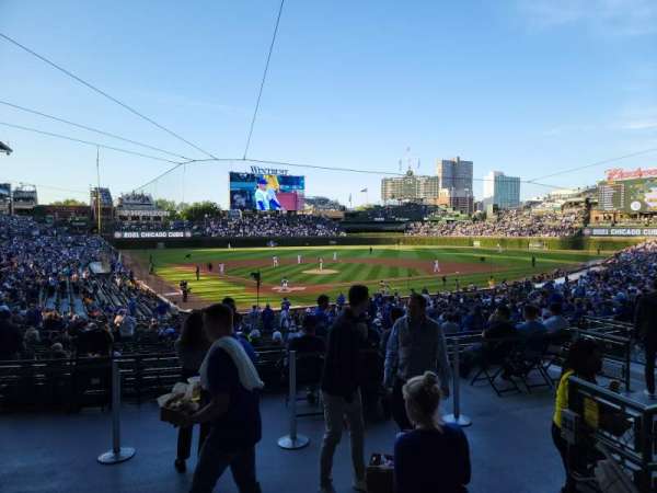 Wrigley Field, block: 218, row: 4, seat: 15