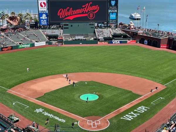 Oracle Park, block: VR315, row: 11, seat: 21