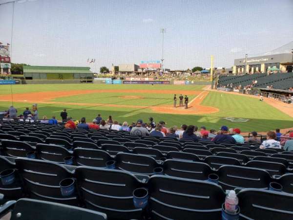 Dell Diamond, block: 117, row: 17, seat: 15