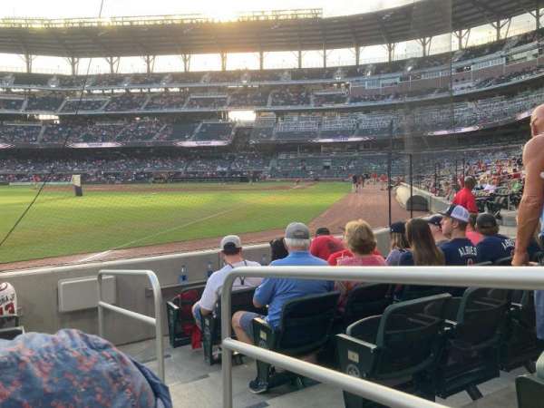 Truist Park, block: 42, row: 6, seat: 1