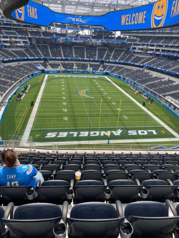 SoFi Stadium, block: 308, row: 11, seat: 17