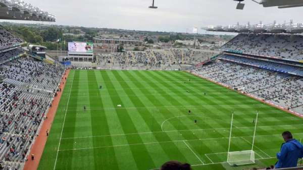 Croke Park, block: 721, row: U, seat: 21