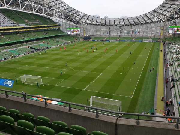 Aviva Stadium, block: 512, row: E, seat: 19