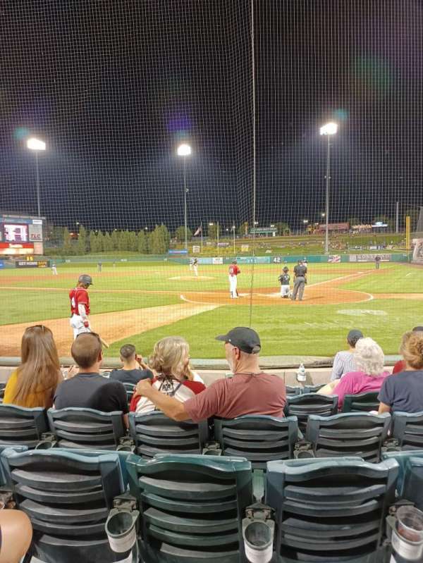 Isotopes Park, block: 103, row: F, seat: 05