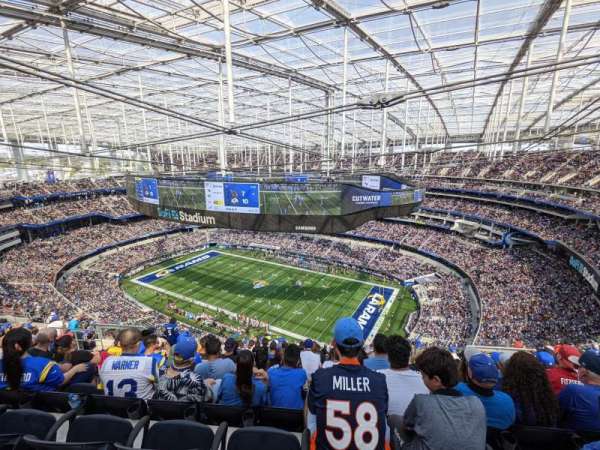 SoFi Stadium, block: 520, row: 18, seat: 10