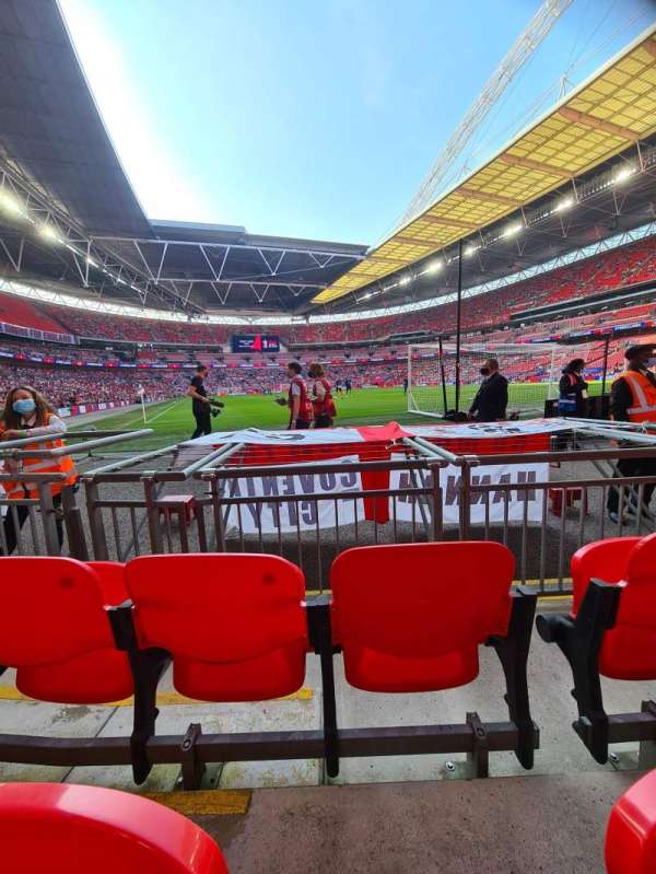 Wembley Stadium, block: 115, row: 3, seat: 87