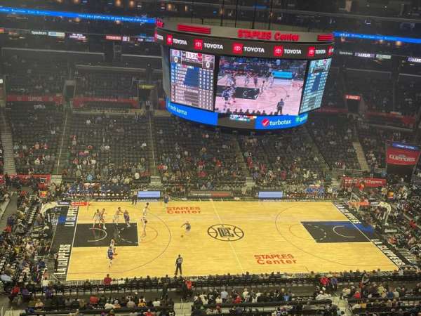 Crypto.com Arena, block: 319, row: 1, seat: 1