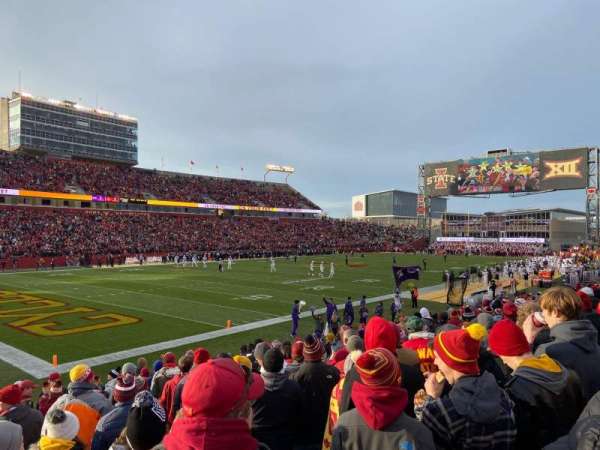 Jack Trice Stadium, block: 27, row: 16, seat: 3