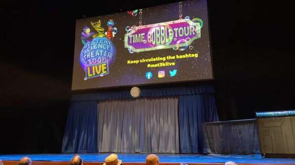 Knight Theater, block: Orchestra Front C, row: C, seat: 302