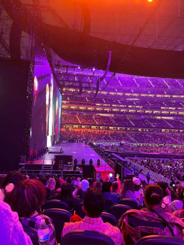 SoFi Stadium, block: C108, row: 16, seat: 8