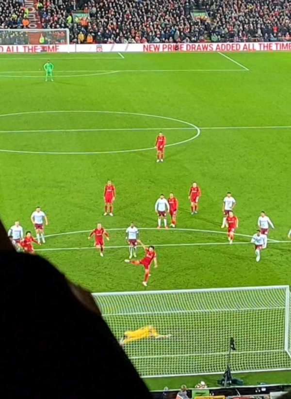 Anfield, block: 304, row: 63, seat: 125
