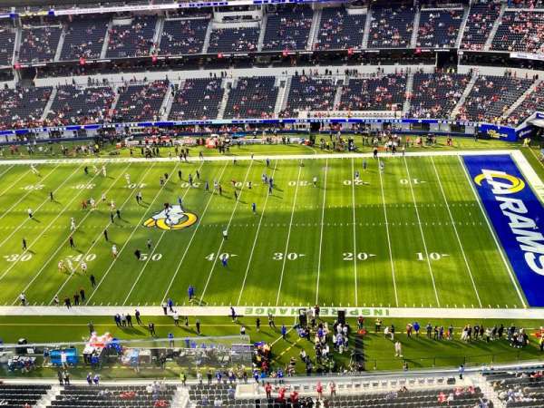 SoFi Stadium, block: 447, row: 3, seat: 24