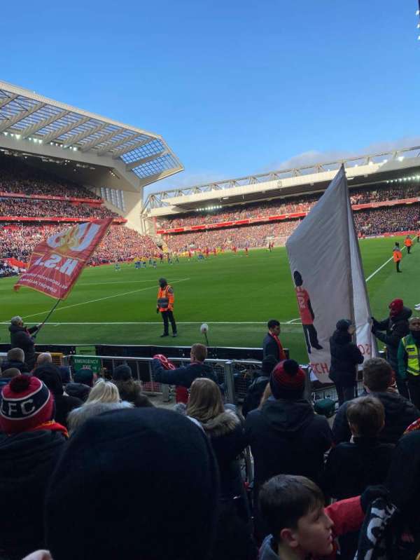 Anfield, block: 108, row: 8, seat: 30