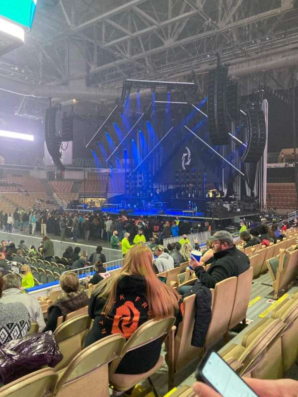 DCU Center, block: 124, row: MM, seat: 8