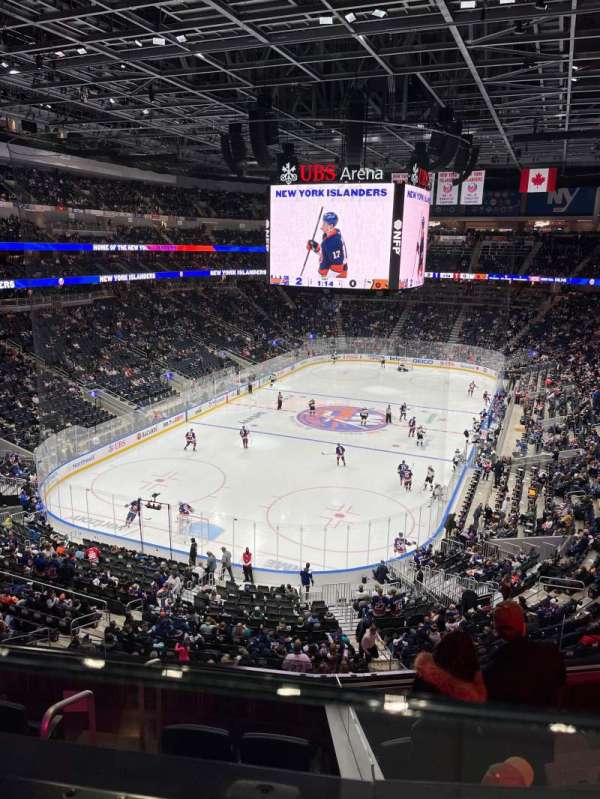 UBS Arena, block: 212, row: 1, seat: 6