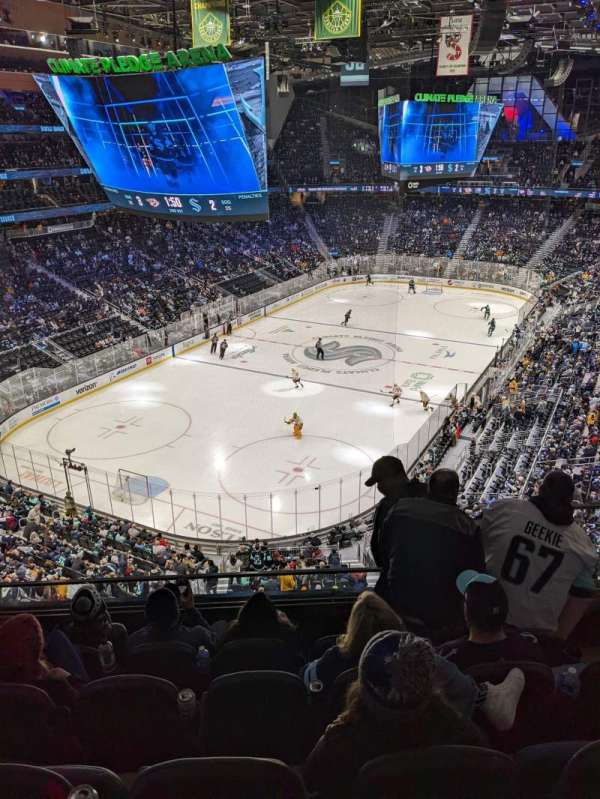 Climate Pledge Arena, block: 106, row: E, seat: 14