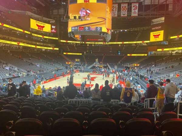 State Farm Arena, block: 102, row: H, seat: 5-6