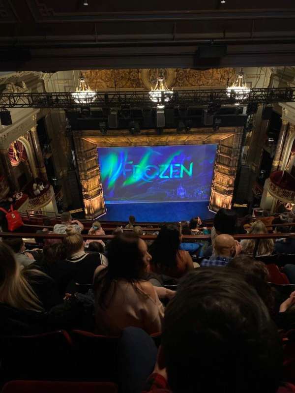 Theatre Royal Drury Lane, block: Balcony, row: K, seat: 29