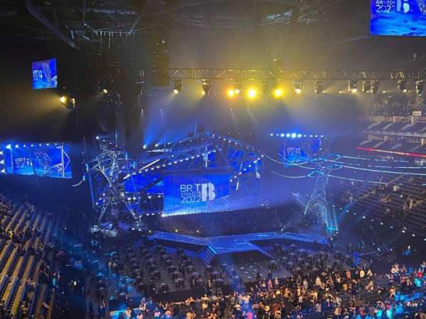 The O2, London, block: 410, row: A, seat: 671