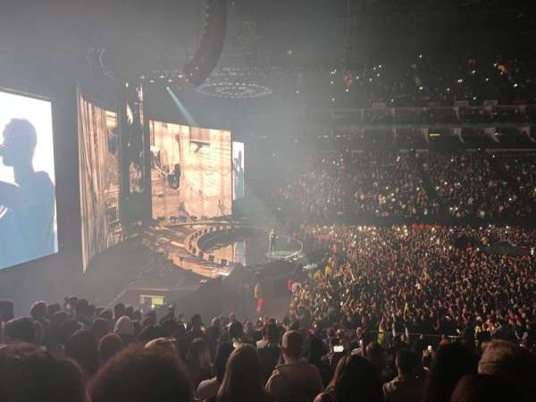 The O2, London, block: 101, row: U, seat: 24