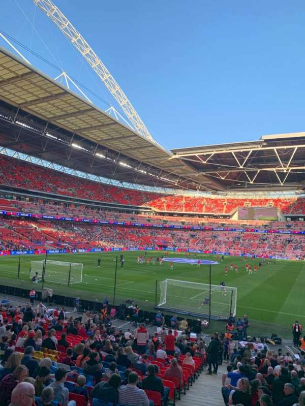 Wembley Stadium, block: 131, row: 26, seat: 240