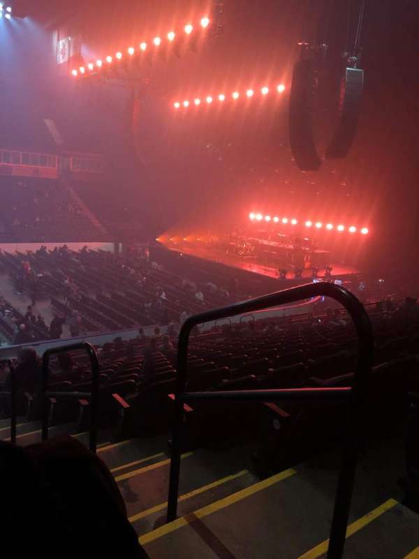 Now Arena, block: 116, row: 19, seat: 17
