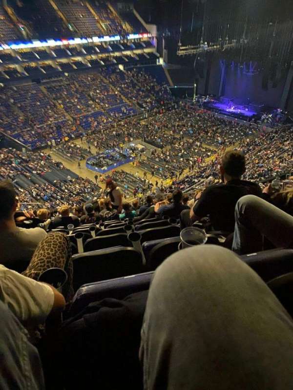 The O2, London, block: 416, row: s, seat: 819