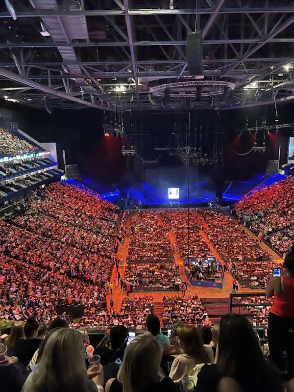 The O2, London, block: 411, row: F, seat: 969