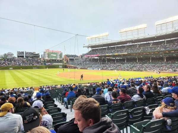 Wrigley Field, block: 107, row: 12, seat: 15