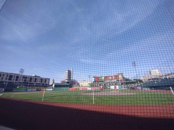 Parkview Field, block: 110, row: B, seat: 1