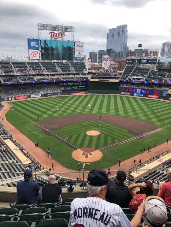 Target Field, block: 214, row: 6, seat: 15