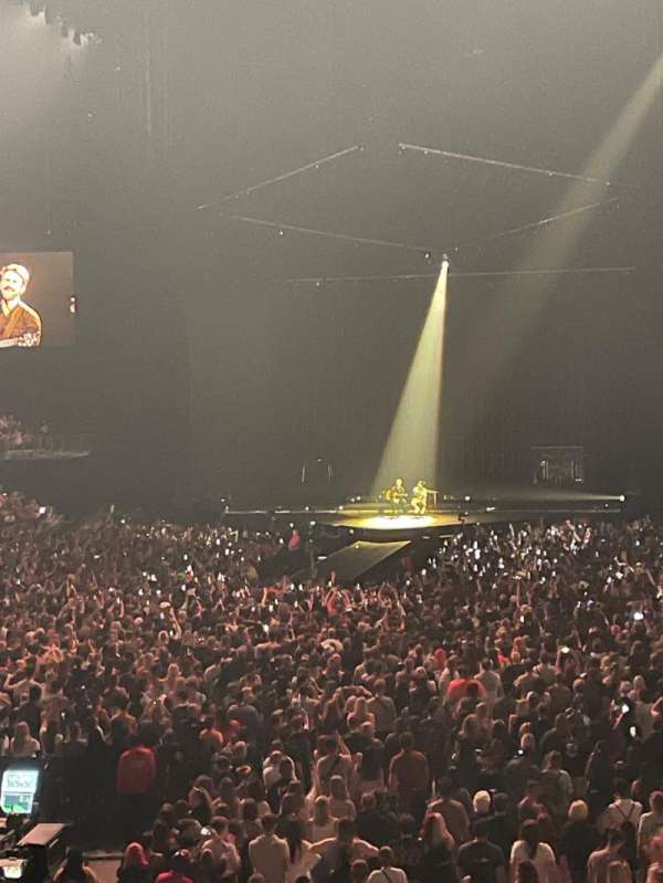 The O2, London, block: 107, row: S, seat: 225
