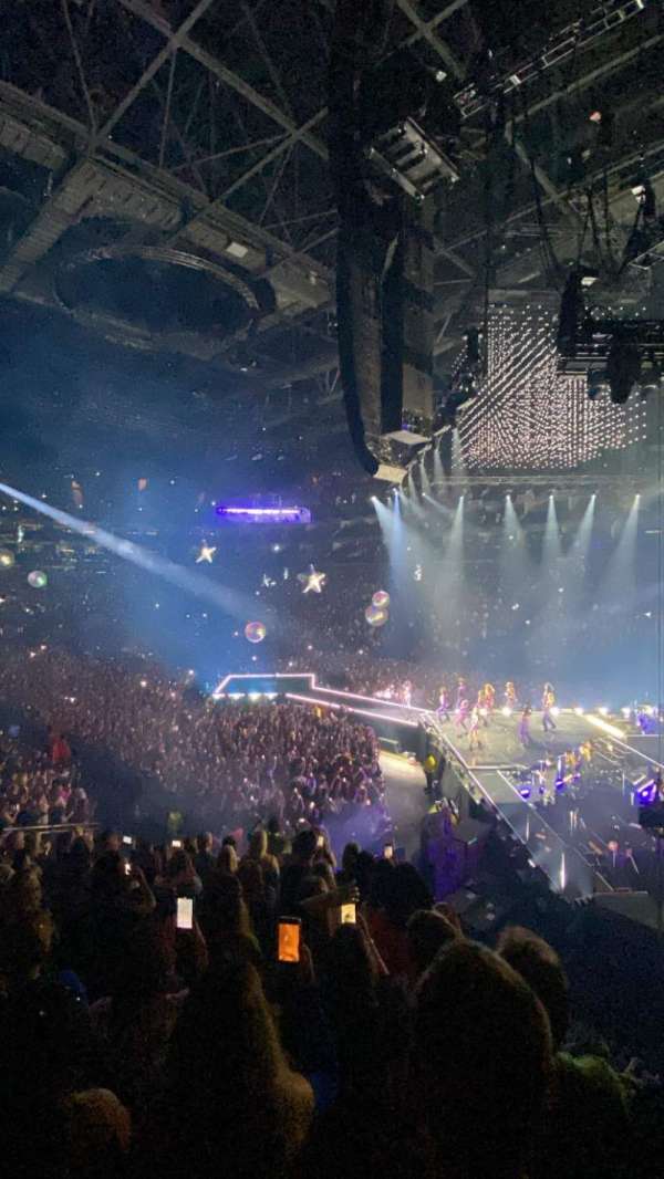 The O2, London, block: 114, row: V, seat: 429