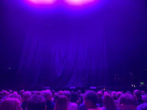 The O2, London, block: Floor A2, row: P, seat: 34