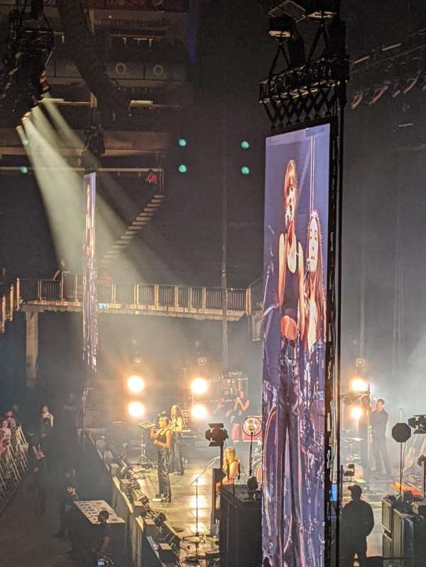 The O2, London, block: 112, row: U, seat: 392