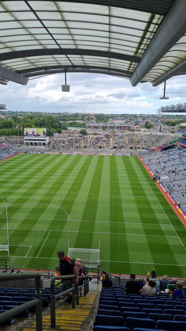 Croke Park, block: 717, row: V, seat: 14
