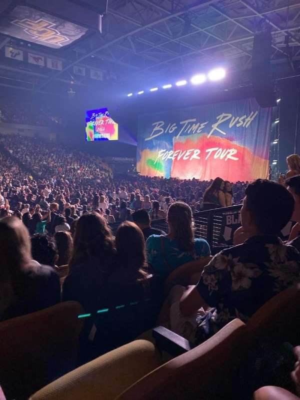 Addition Financial Arena, block: 116, row: J, seat: 5