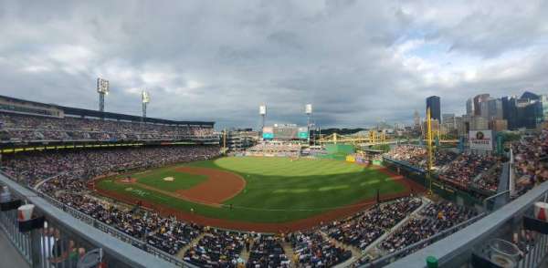 PNC Park, block: 207, row: B, seat: 5