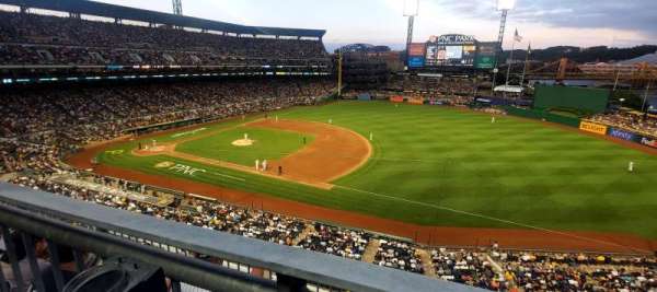 PNC Park, block: 207, row: B, seat: 5