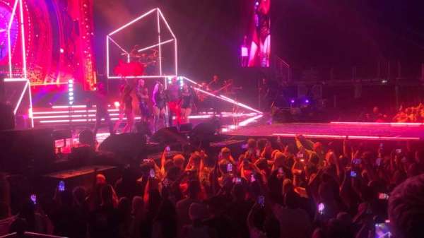 The O2, London, block: 101, row: F, seat: 31