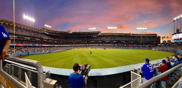 Dodger Stadium, block: 306PR, row: A, seat: 3