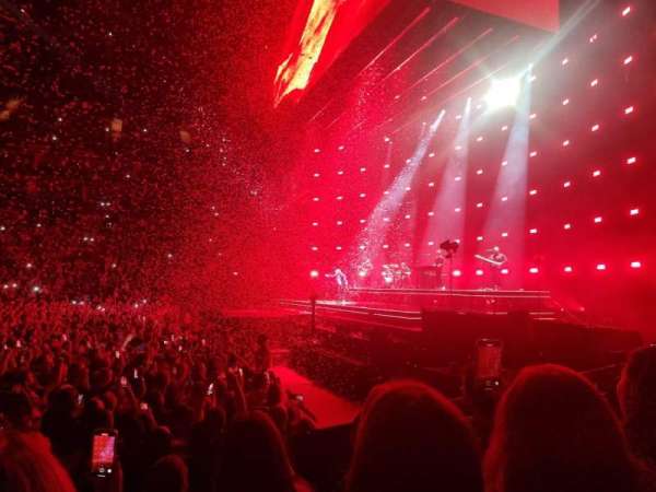 The O2, London, block: 112, row: F, seat: 388