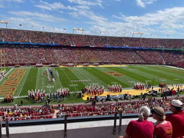 Jack Trice Stadium, block: C, row: 4