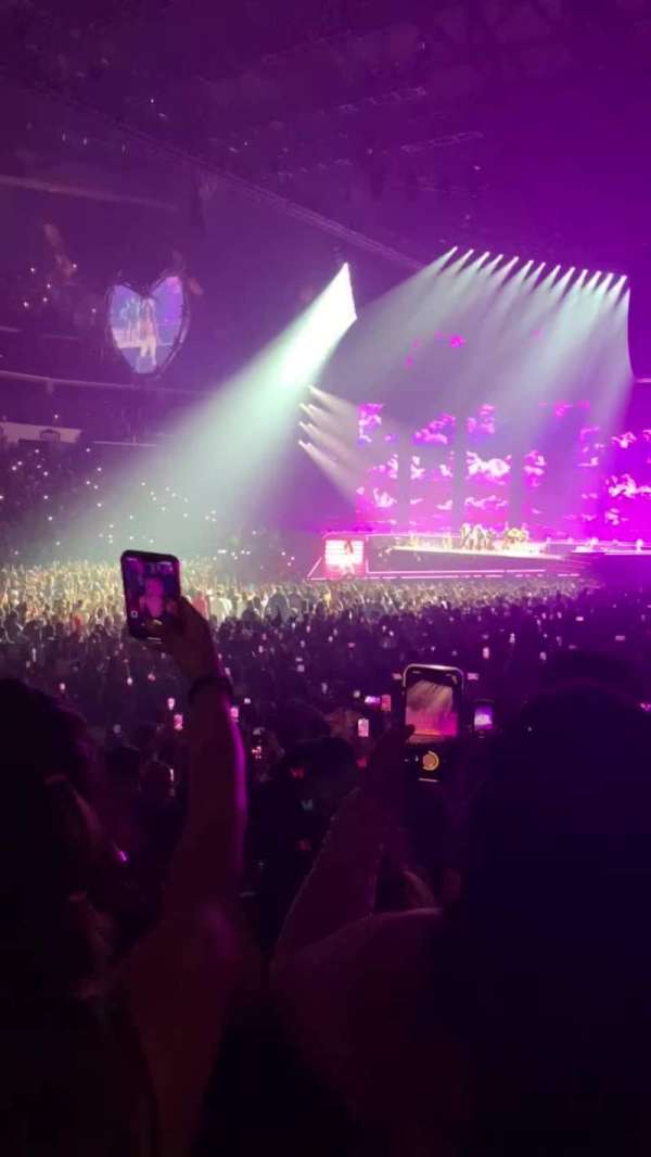 Spectrum Center, block: 116, row: M, seat: 16