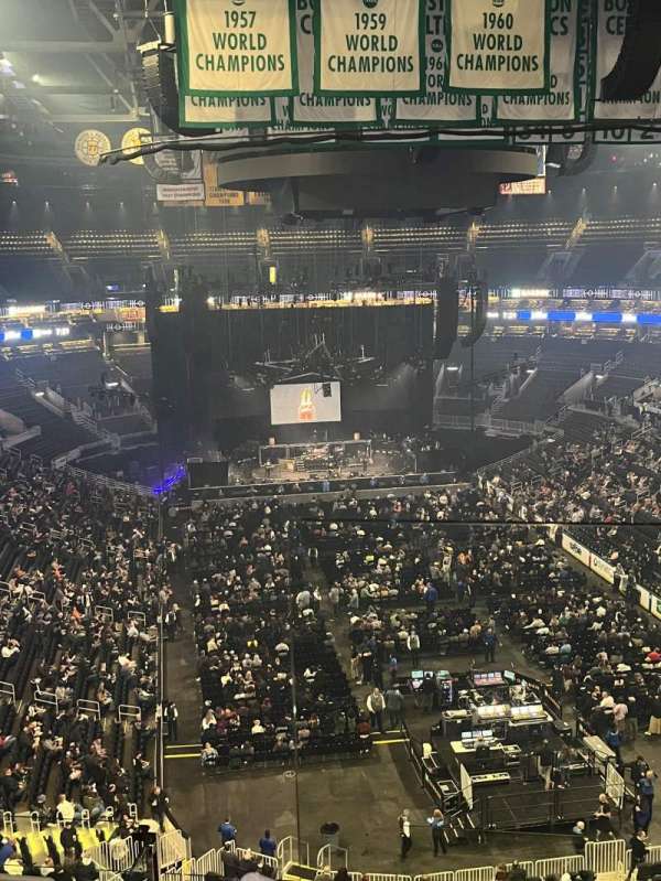 TD Garden, block: 310, row: 8, seat: 1