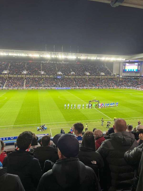 Ibrox stadium, block: MFM, row: O, seat: 202