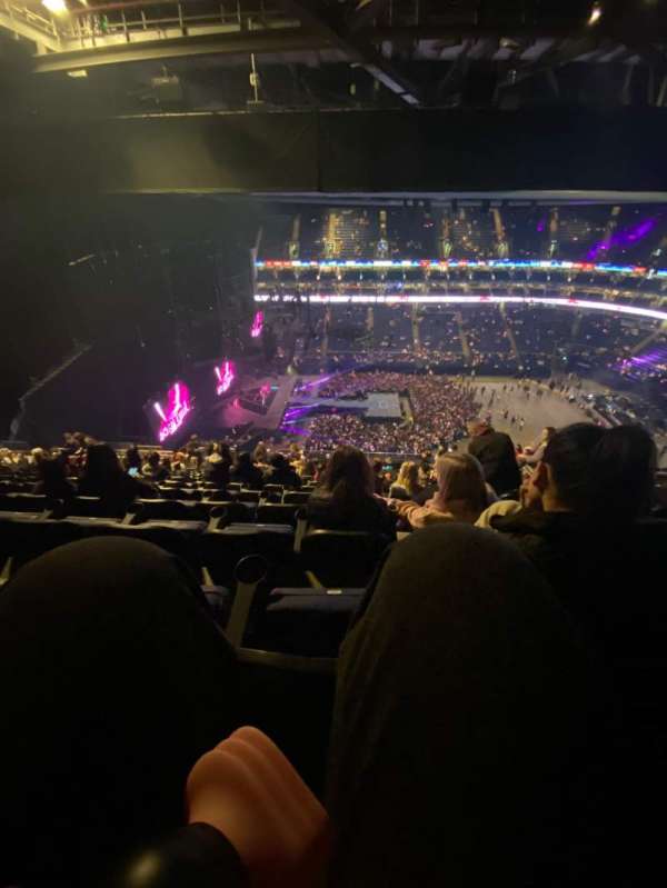 The O2, London, block: 403, row: S, seat: 499
