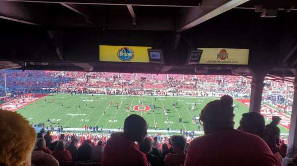 Ohio Stadium, block: 20B, row: 17, seat: 7