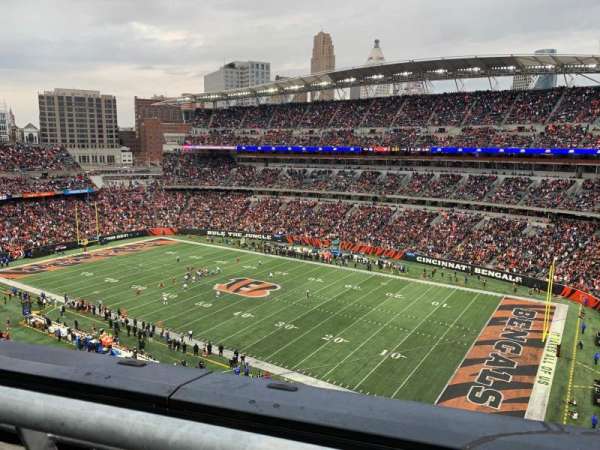 Paycor Stadium, block: 305, row: 1, seat: 13