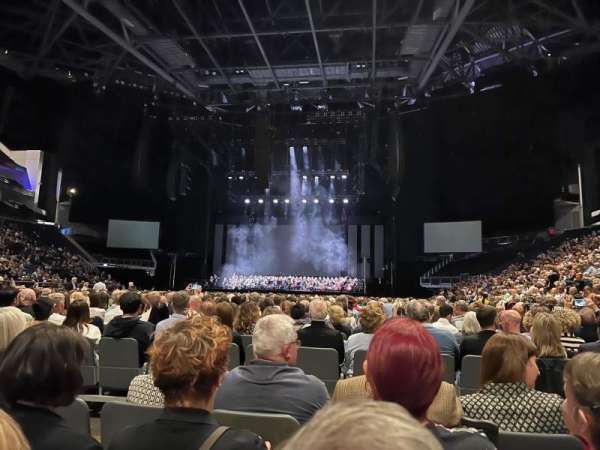 The O2, London, block: Floor C3, row: D, seat: 49